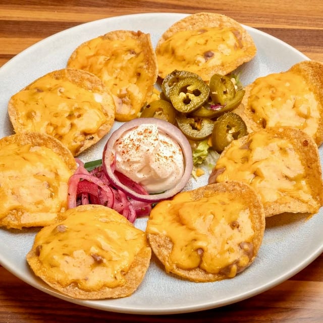 Bean & Cheese Nachos.